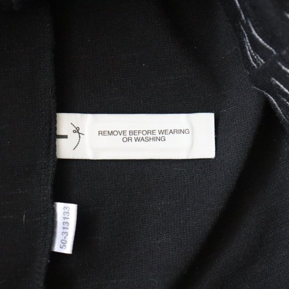 NWOT Ann Taylor Sleeveless Cowl Neck Fitted Dress, Sz 6, Black Space Dye - Picture 5 of 6